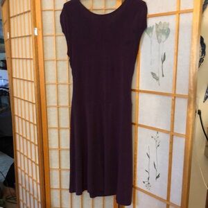 Enfocus Studio Purple knit Knee-Length Dress